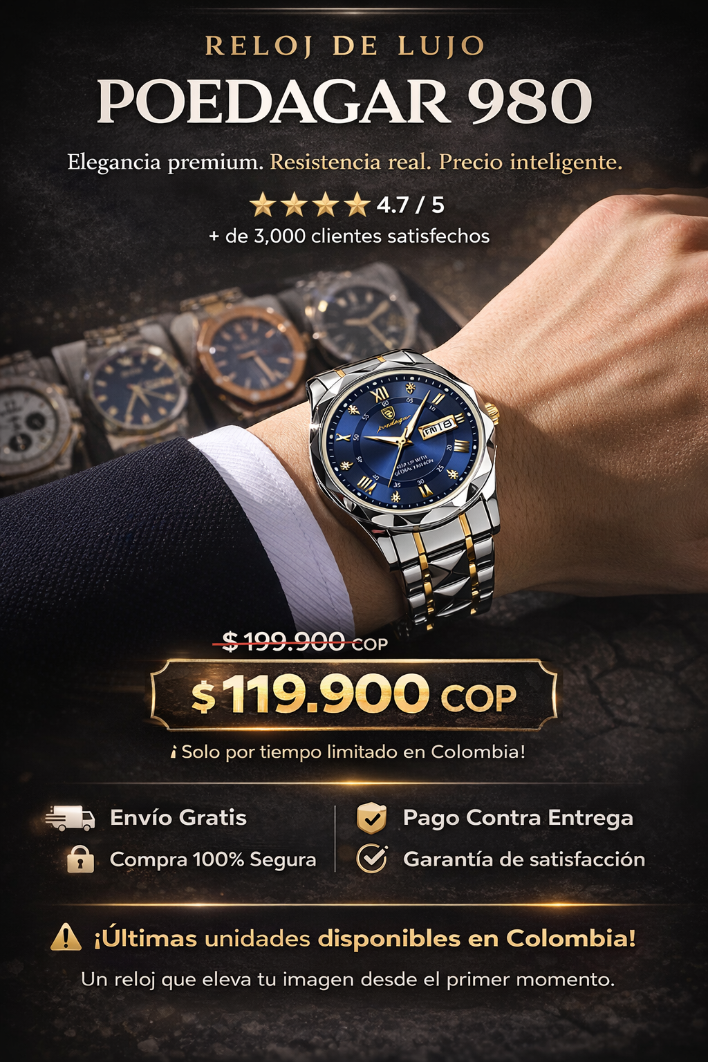 Reloj Poedagar 980